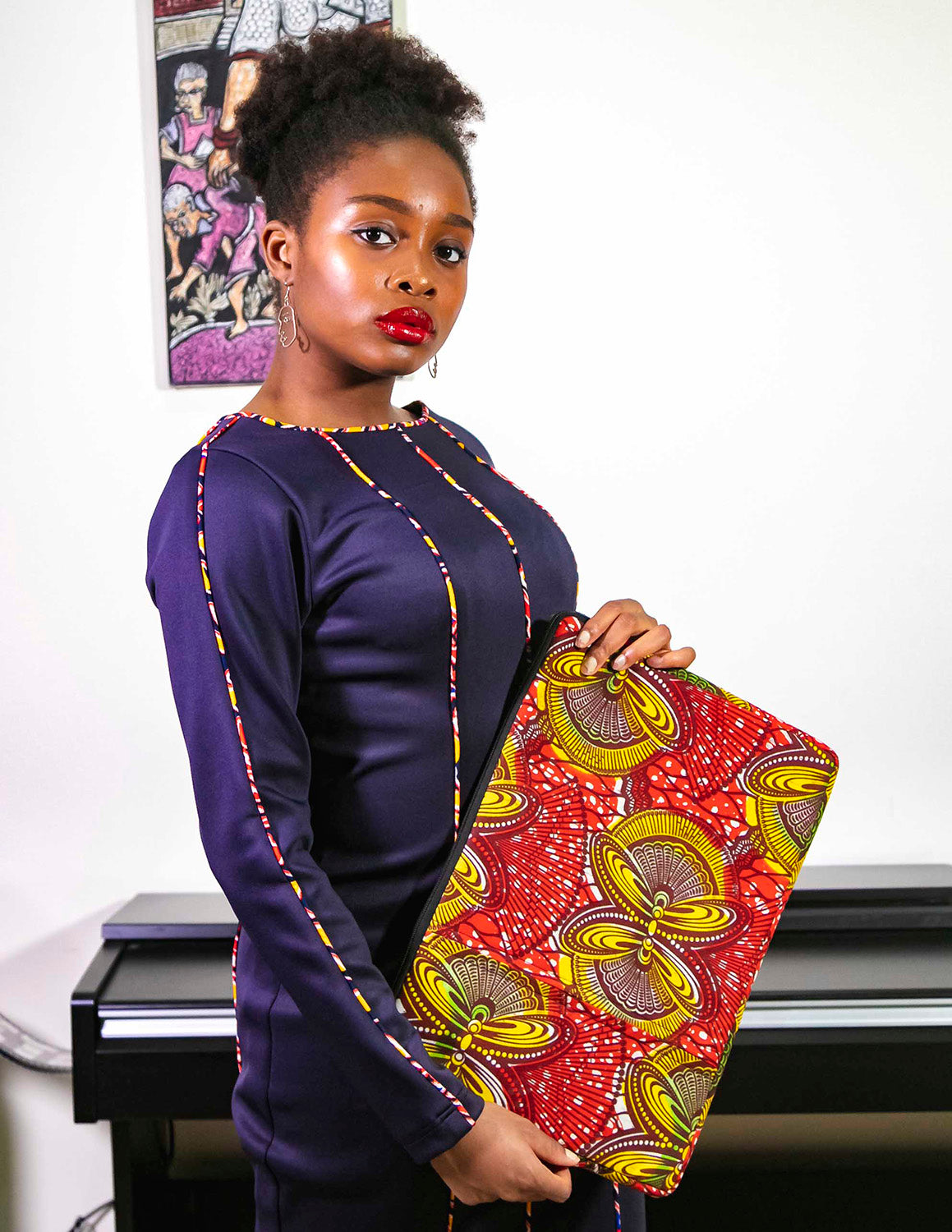 Bambie™ African Print Laptop Bag