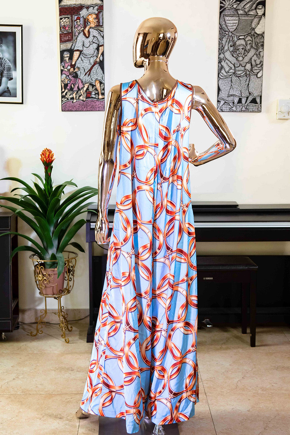 Zahil™ Silk Jumpsuit Dress - Prestigestylefashion