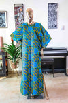 Jaykia™ African Print Kimono Maxi Dress