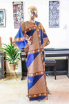 Jaykia™ African Print Kimono Maxi Dress - Prestigestylefashion