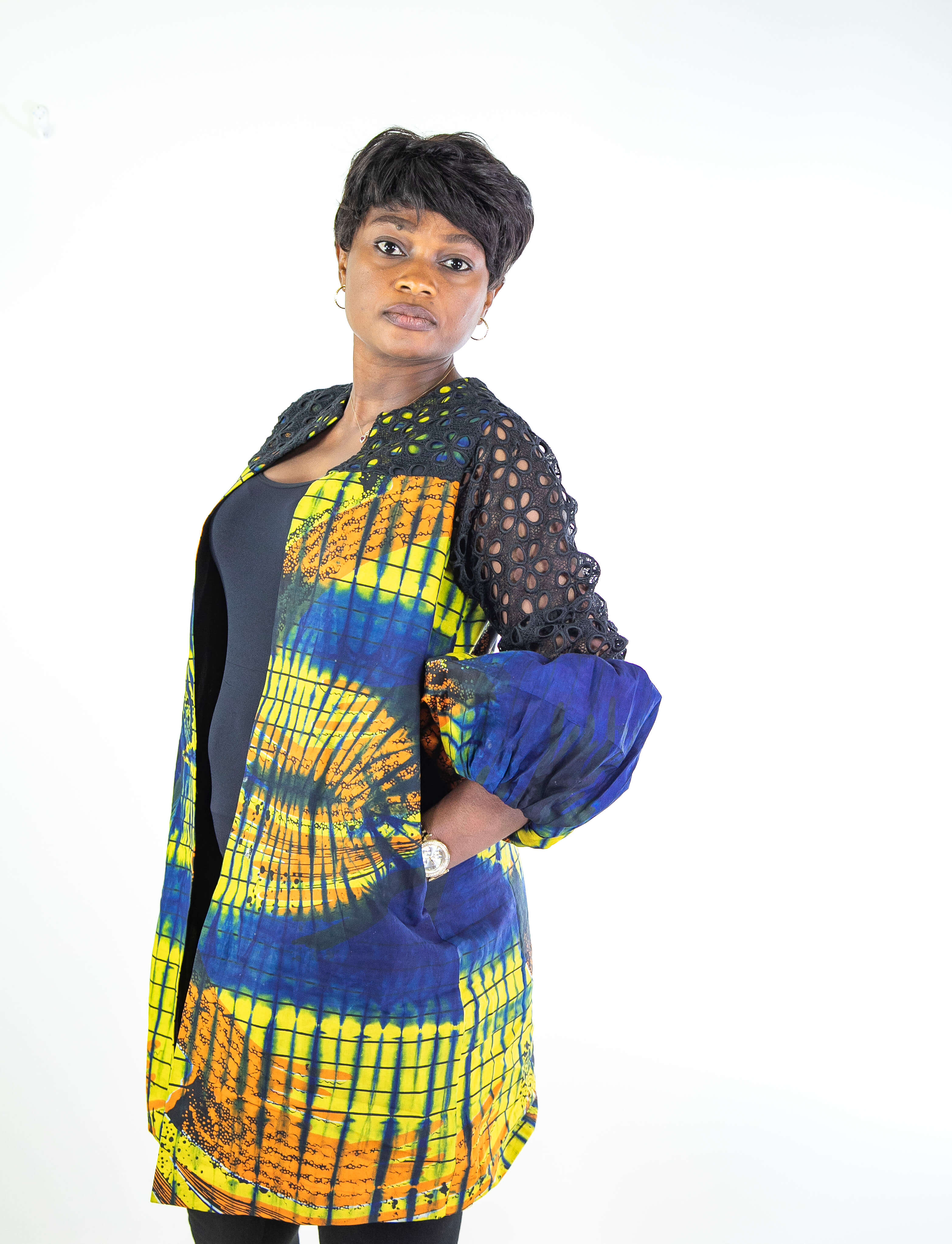 ELLY African Print Bomber Jacket | African Print Jacket