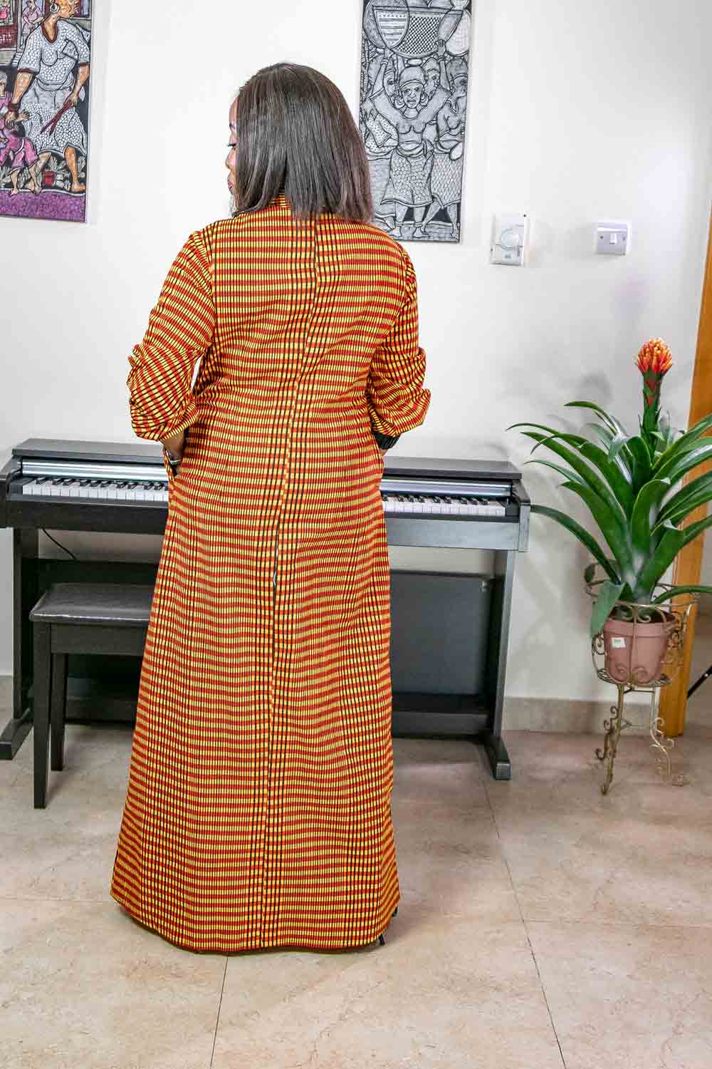 Olivia™ African Fashion Print Maxi Dress